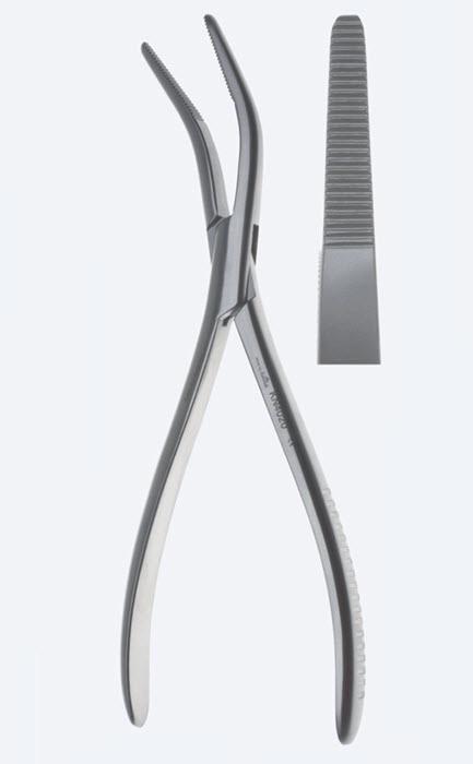 Зажими Van Buren, для утримання кісток, для мертвої частини кістки, ширина 6,4 мм, довжина 230 мм. Бренд - Asanus Medizintechnik Gmb, Німеччина